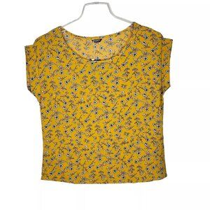 Zeagoo Women Scoop Neck Print Shirt Casual Short Sleeve Top Blouse Large